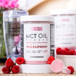 MCT-Öl-Pulver – Wilde Himbeere 300g