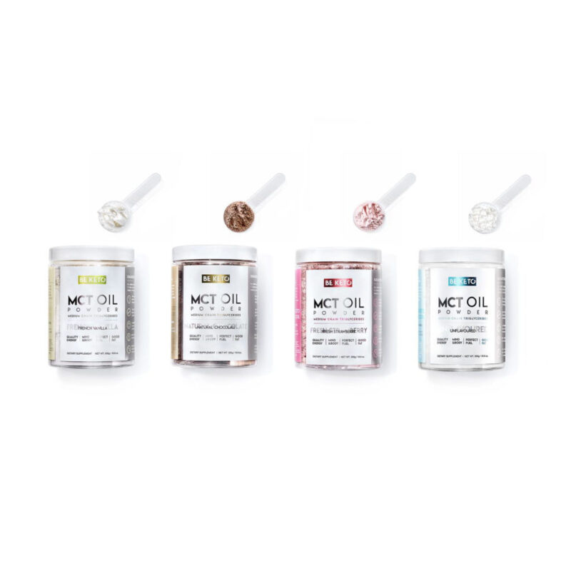 BIO MCT-Öl-Pulver - Geschmacksneutral 300g MCT-Öl-Pulver - Natürliche Schokolade 300g