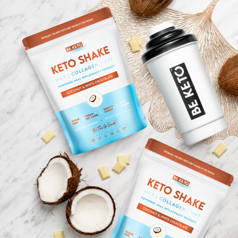 Diet Keto Shake – Kokosnuss & Weiße Schokolade 500g
