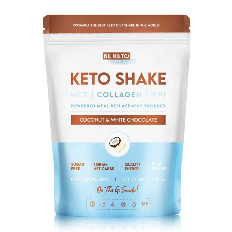 Diet Keto Shake – Kokosnuss & Weiße Schokolade 500g