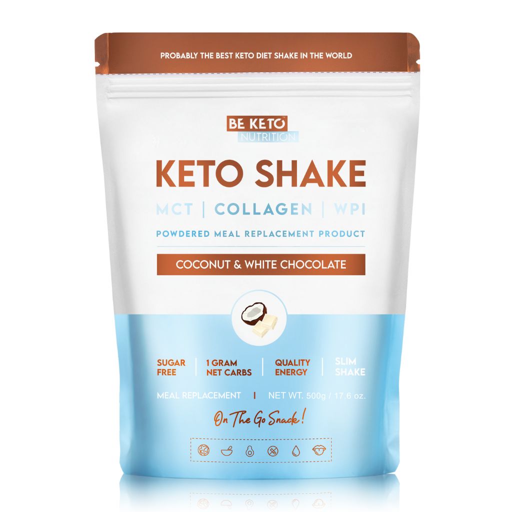Diet Keto Shake – Kokosnuss & Weiße Schokolade 500g