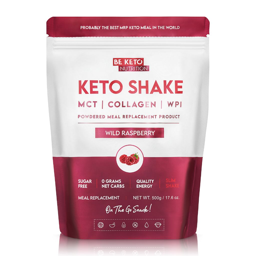 Diet Keto Shake - Wilde Himbeere 500g