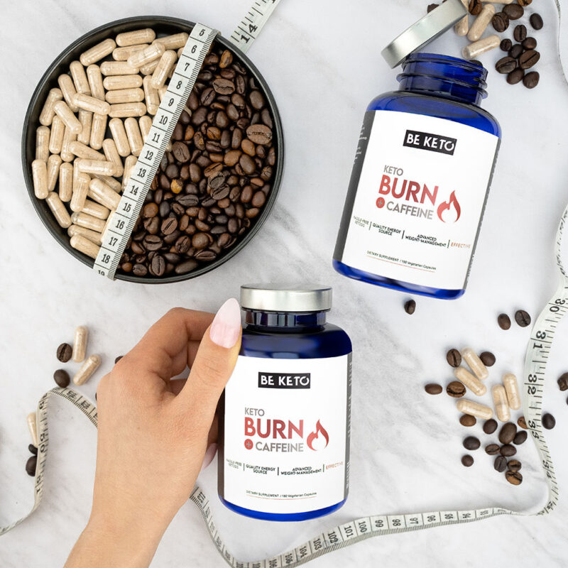 Keto Burn + Koffein - 180 Kapseln