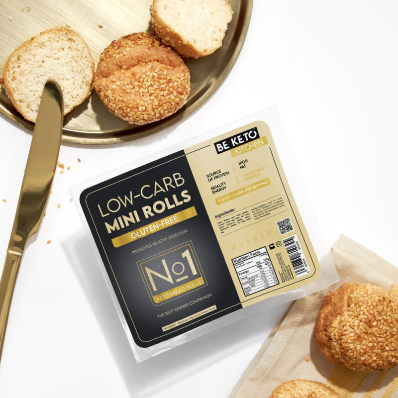 Keto Glutenfreies Mini-Brötchen 4x25g