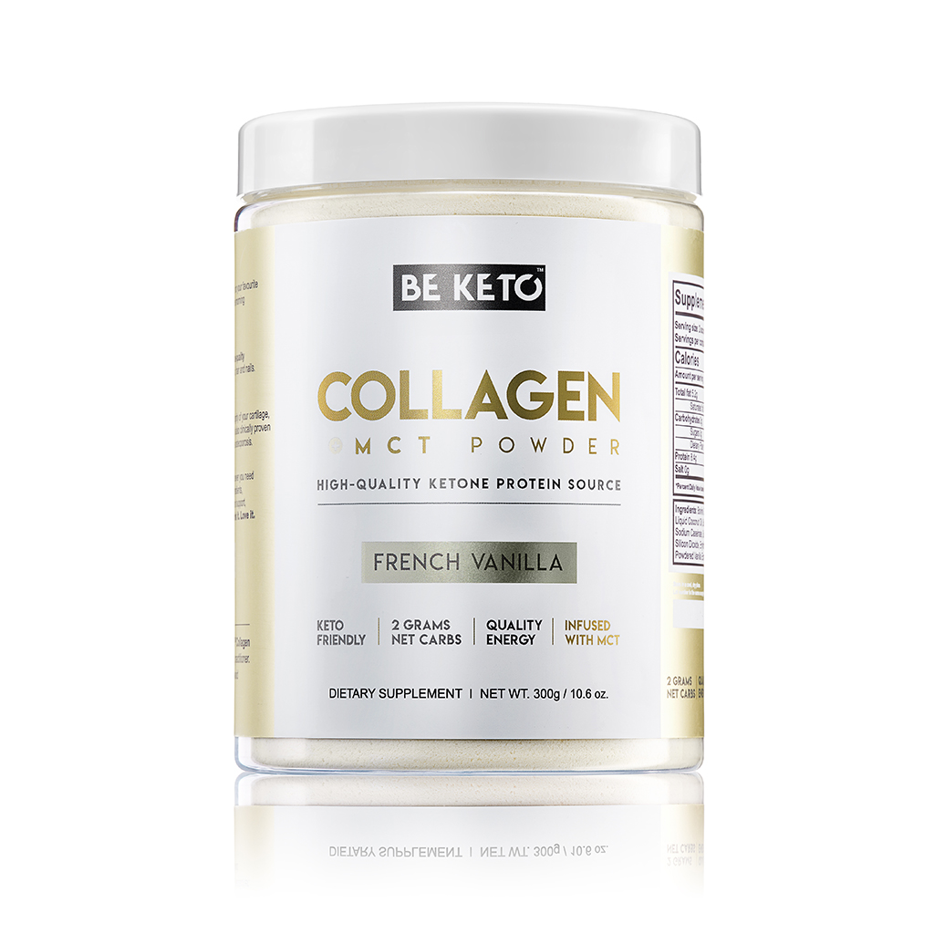 Keto-Kollagen + MCT-Öl - Französische Vanille 300g