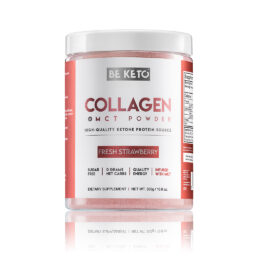 Keto-Kollagen + MCT-Öl - Frische Erdbeere 300g 7 keto kollagen mct oel frische erdbeere 300g 2