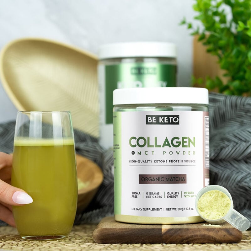 Keto-Kollagen + MCT-Öl - Organic Matcha 300g