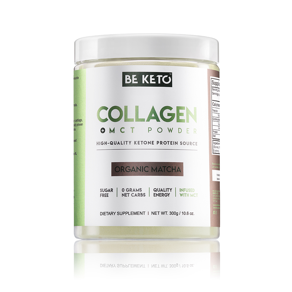 Keto-Kollagen + MCT-Öl - Organic Matcha 300g