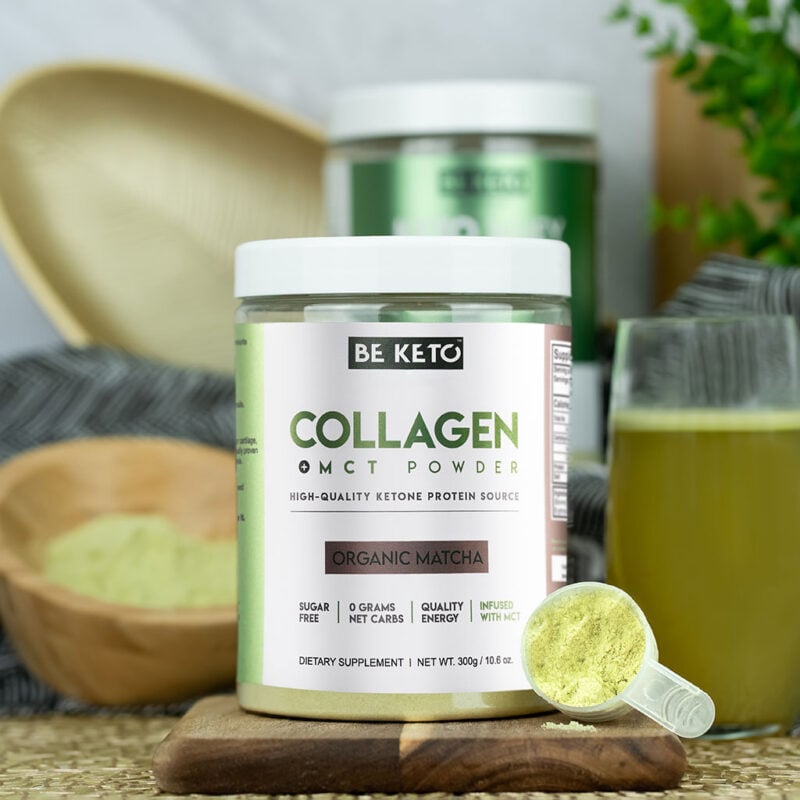 Keto-Kollagen + MCT-Öl - Organic Matcha 300g
