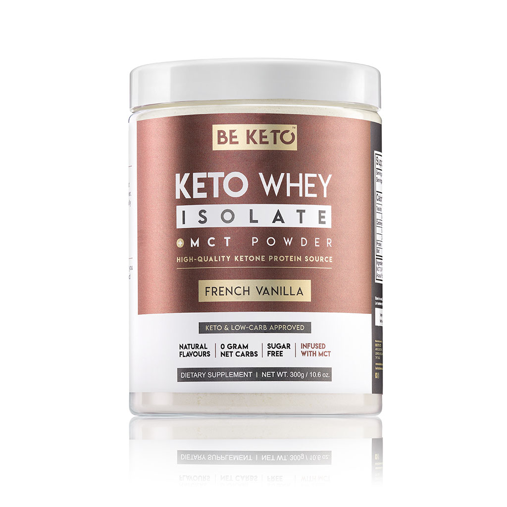 Keto Whey Isolat + MCT - Französisch Vanille 300g