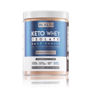 Keto Makros: die richtige Verteilung von Fett, Eiweiß und Kohlenhydraten 12 Keto Whey Isolat + MCT – Natürliche Schokolade 300g