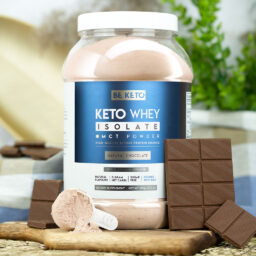 Keto Whey Isolat + MCT - Natürliche Schokolade 800g Keto Whey Isolat + MCT - Natürliche Schokolade 800g