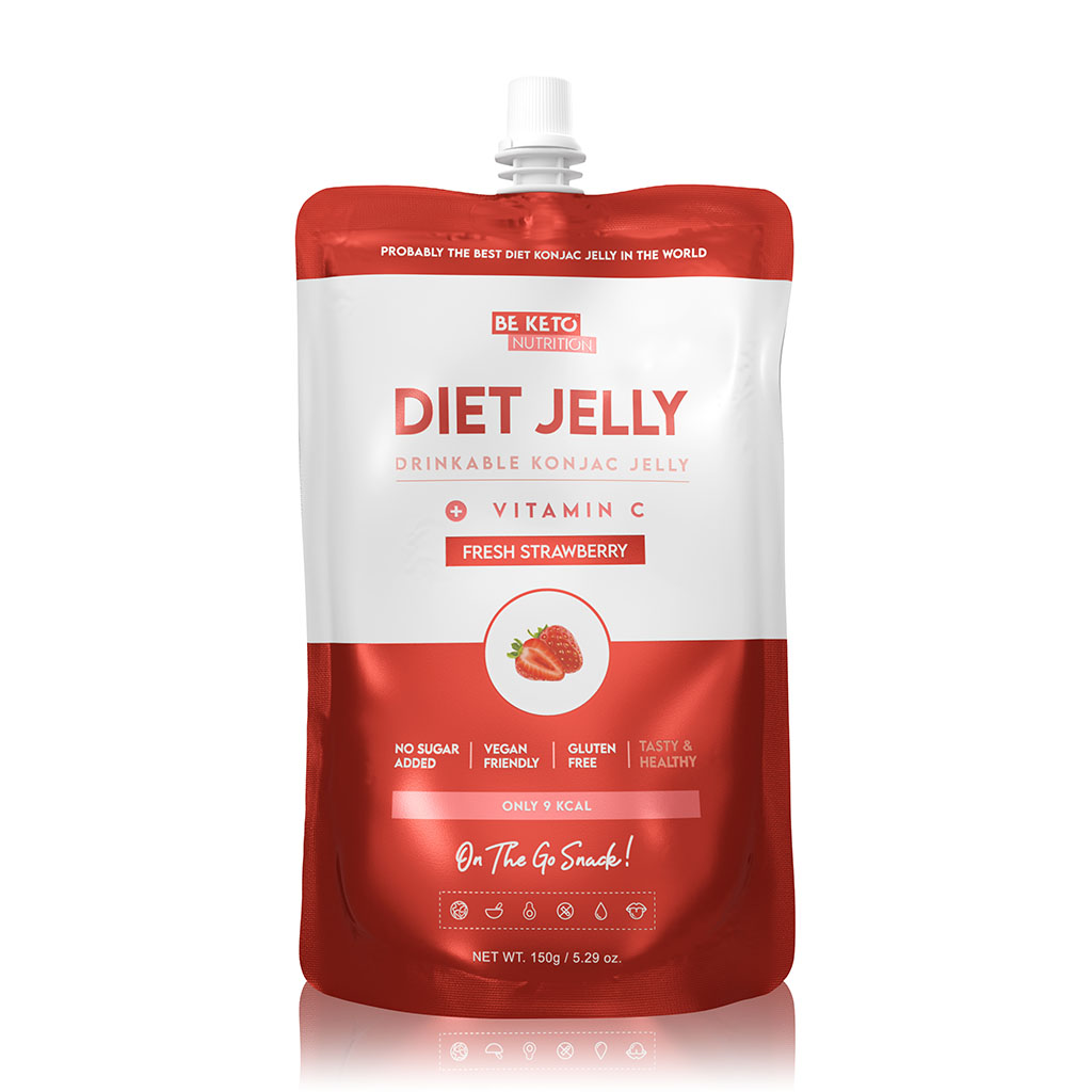 Konjac Diät-Gelee - Frische Erdbeere 150g