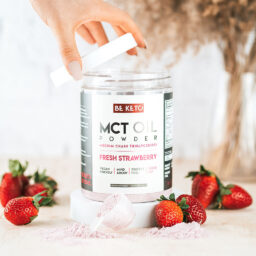 MCT-Öl-Pulver - Frische Erdbeere 300g