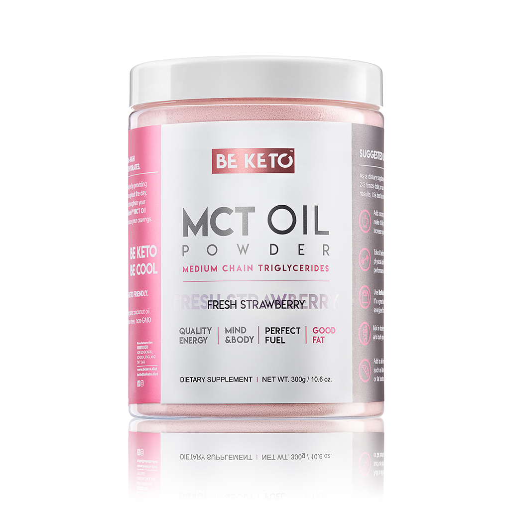 MCT-Öl-Pulver - Frische Erdbeere 300g