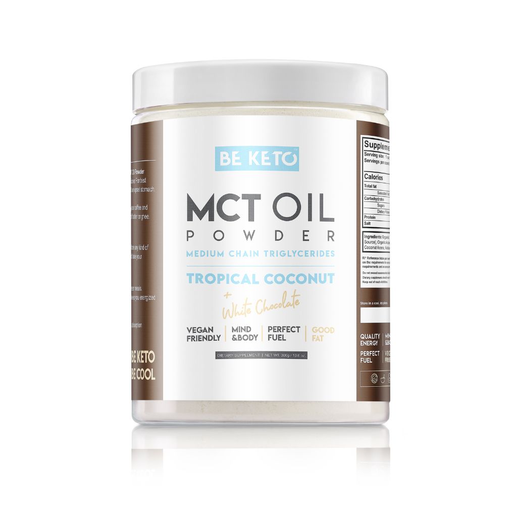 MCT-Öl-Pulver – Kokosnuss & Weiße Schokolade 300g
