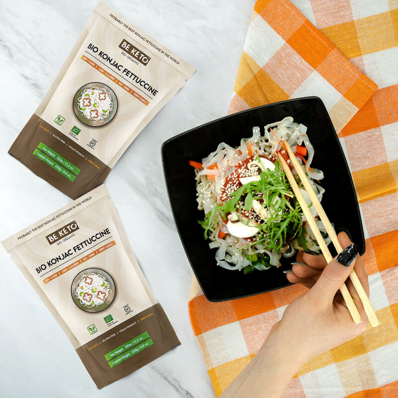 Nudeln Konjac Fettuccine 320g Nudeln Konjac Fettuccine 320g