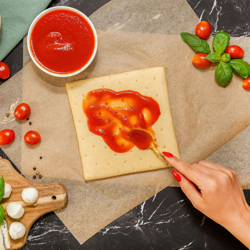 Italienischer Keto Pizzaboden 100g