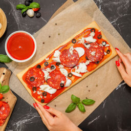 Italienischer Keto Pizzaboden 180g