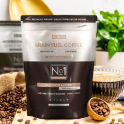 Instant Kaffee - Brain Fuel (MCT-Öl & Lion's Mane) - Französische Vanille 250g Instant Kaffee - Brain Fuel (MCT-Öl & Lion's Mane) - Französische Vanille 250g