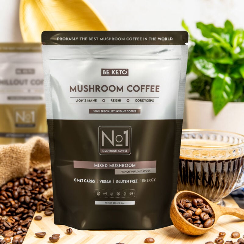 Instant Kaffee - Mushroom (Lion's Mane & Cordyceps & Reishi) - Französische Vanille 250g