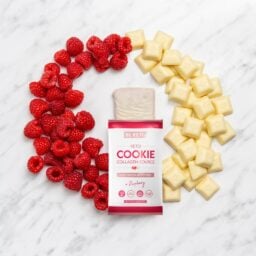 Keto Kekse – Weiße Schokolade & Himbeere 40g Keto Kekse – Weiße Schokolade & Himbeere 40g
