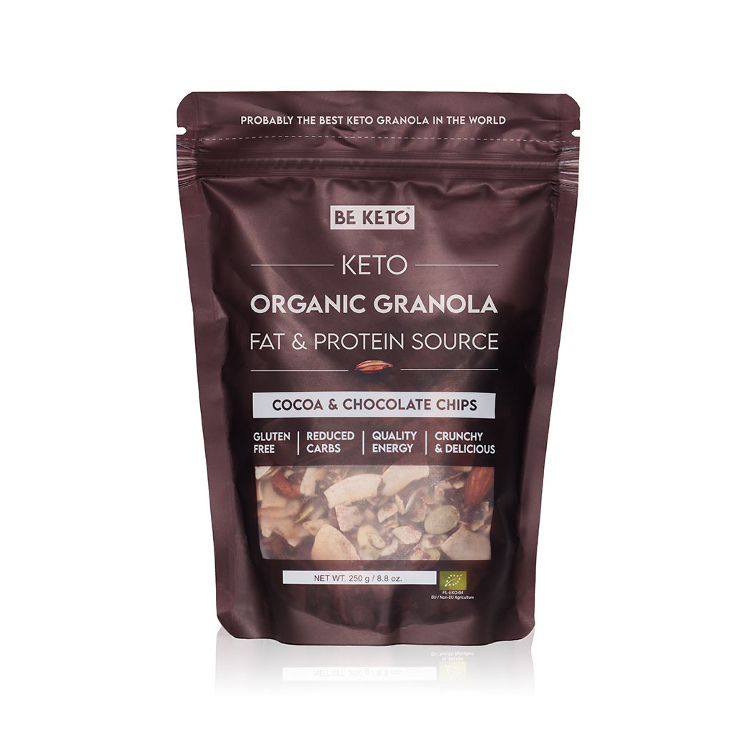 Keto BIO Granola - Kakao mit Schokostückchen 250g
