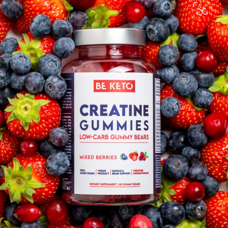 Keto Gummibärchen mit Kreatin – Waldfrüchte