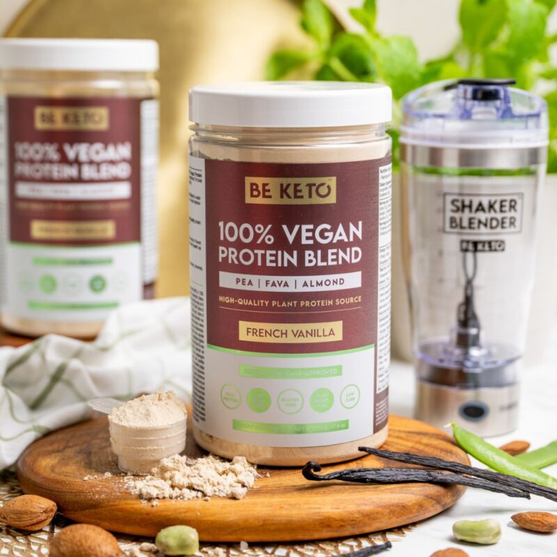 Veganes Protein – Französische Vanille 500g Veganes Protein – Französische Vanille 500g