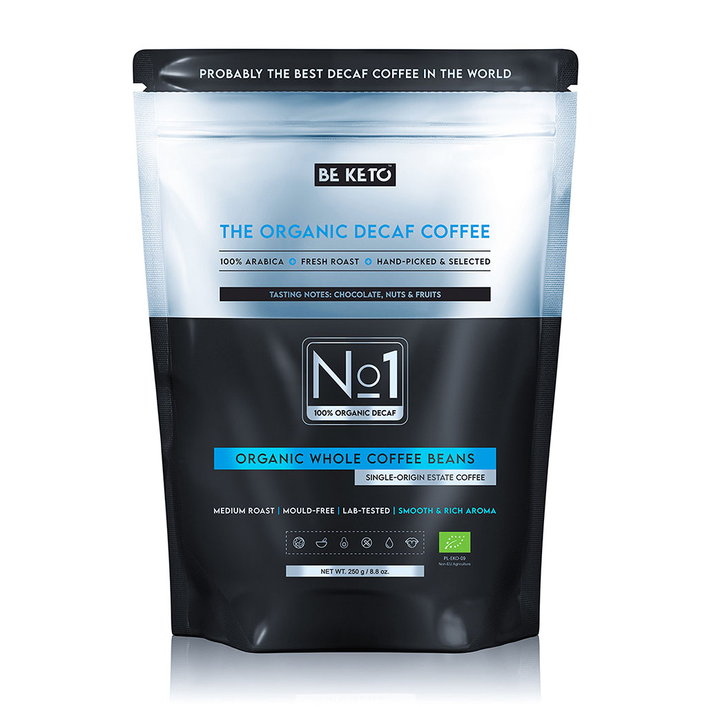 BIO Entkoffeinierter Kaffee – Ganze Bohnen 250g