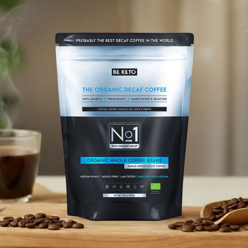 BIO Entkoffeinierter Kaffee – Ganze Bohnen 250g