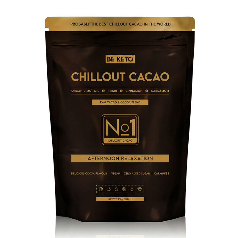Zeremonieller Kakao – Chillout (MCT-Öl & Reishi) – Zimt & Kardamom 250g
