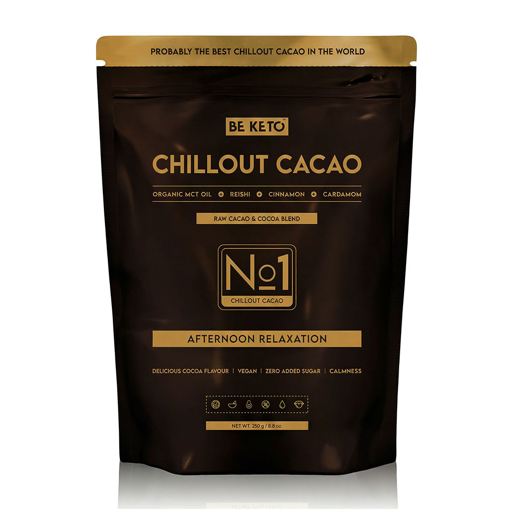 Zeremonieller Kakao – Chillout (MCT-Öl & Reishi) – Zimt & Kardamom 250g