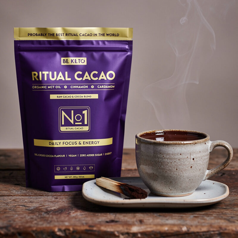 Zeremonieller Kakao – Ritual (MCT-Öl & Akazienfaser) – Zimt & Kardamom 250g