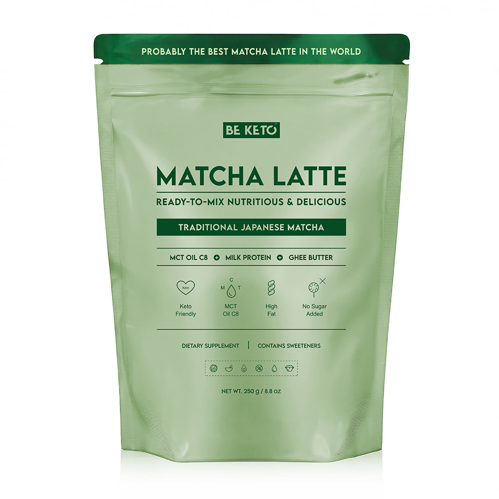 Matcha Latte (MCT C8 Öl & Protein & Ghee) – Traditionelle Japanische 250g