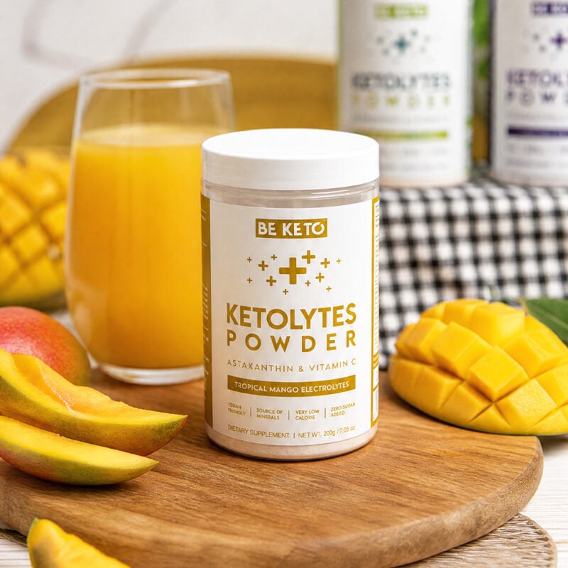 Ketolytes_mango.jpg Keto-Elektrolyte-Pulver – Tropische Mango 200g