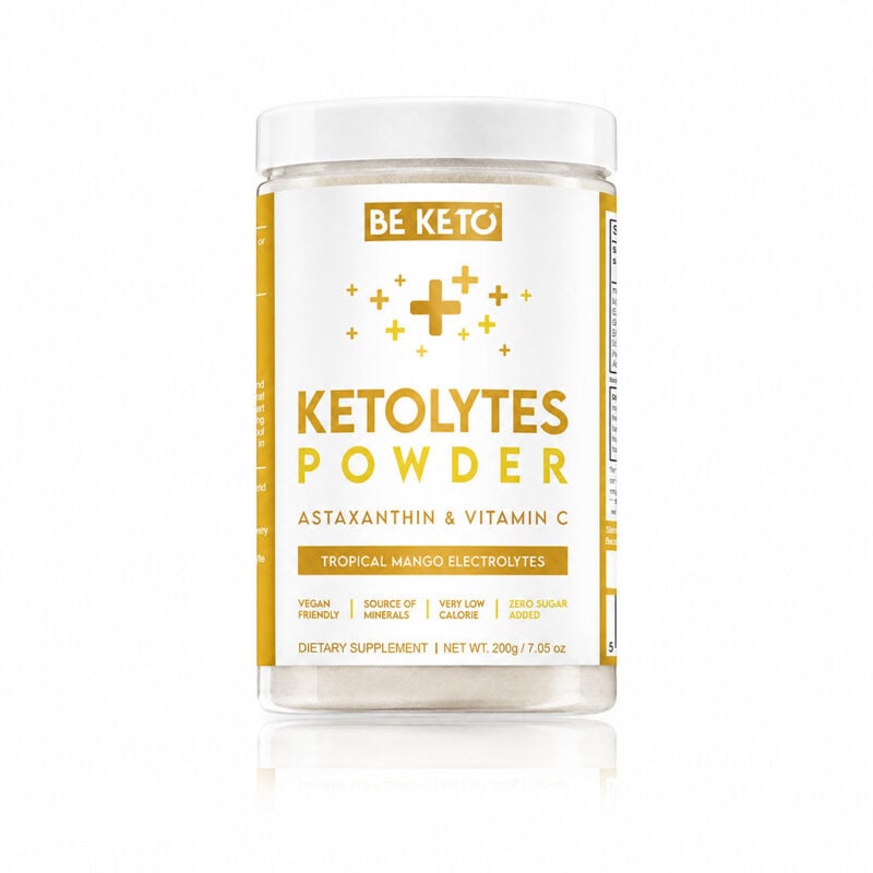 Packshot - Ketolytes tropical mango Keto-Elektrolyte-Pulver – Tropische Mango 200g