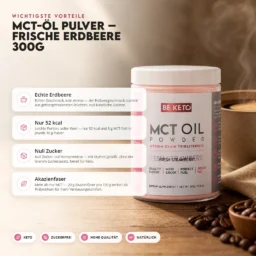 MCT-Öl-Pulver – Frische Erdbeere 300g