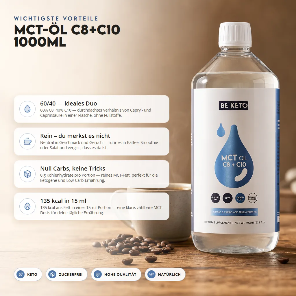 MCT-Öl C8 + C10 1000ML