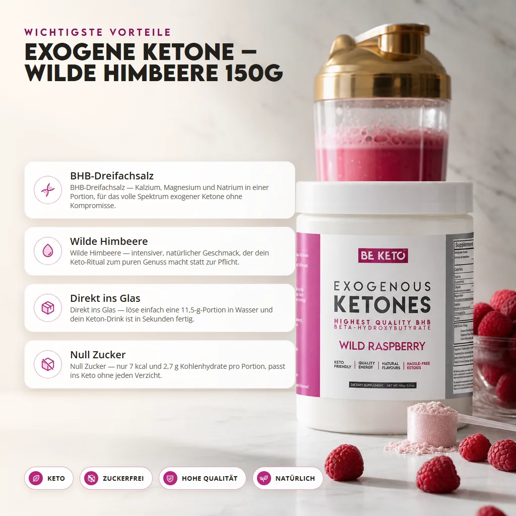 Exogene Ketone – Wilde Himbeere 150g