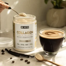 Keto-Kollagen + MCT-Öl – Französische Vanille 300g