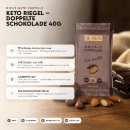 Keto Riegel – Doppelte Schokolade 40g
