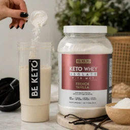 Keto Whey Isolat + MCT – Französisch Vanille 800g