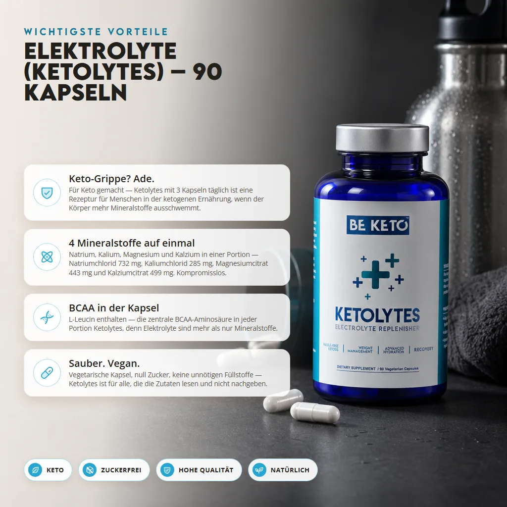 Keto-Elektrolyte (Ketolytes) – 90 Kapseln