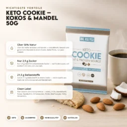Keto Kekse – Kokosnuss & Mandel 50g
