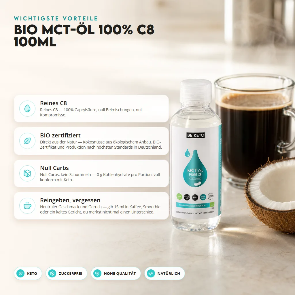 BIO MCT-Öl C8 – 100ML