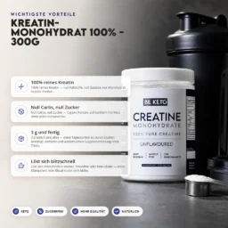Kreatin-Monohydrat – 100% Rein 300g