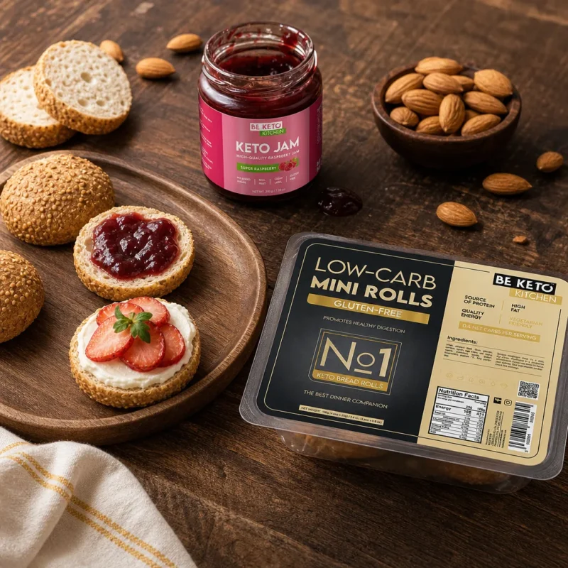 Keto Glutenfreies Mini-Brötchen 4x25g