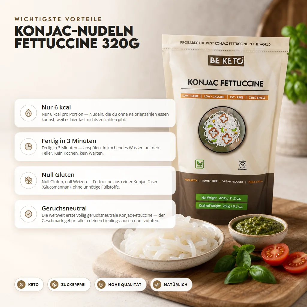 Nudeln Konjac Fettuccine 320g