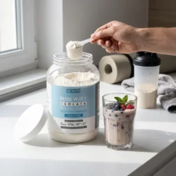 Reines Whey Isolate – Geschmacksneutral 800g – Lifestyle 1 Reines Whey Isolate – Geschmacksneutral 800g